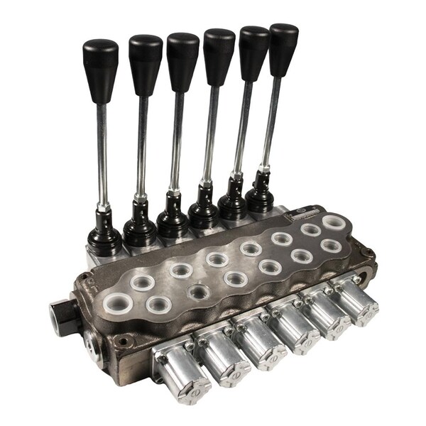 Bailey Hydraulics Directional Control Valve 6 Spool, 21 Gpm, 18003600